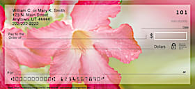 Exotic Flowers Personal Checks