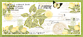 Botanical Fruits Personal Checks