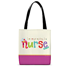 Nurses Rule! Fabric Tote Bag