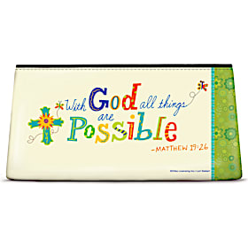 Words of Faith Cosmetic Makeup Bag