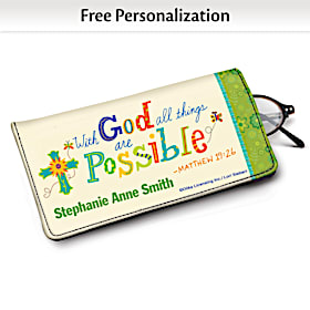 Words of Faith Eyeglass Case