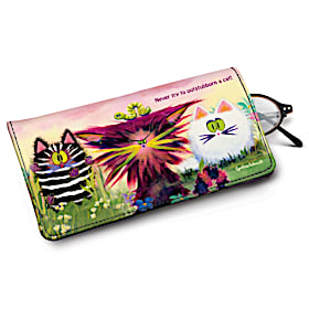 Comical Cats Eyeglass Case