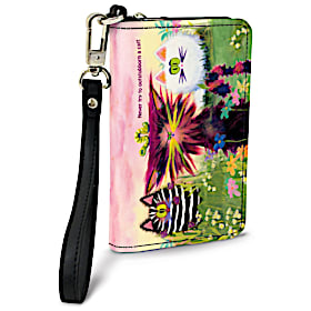 Comical Cats Small Wristlet Purse