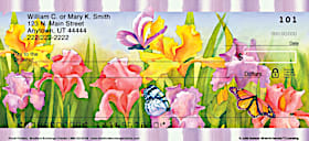 Floral Flutters Personal Checks