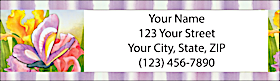 Floral Flutters Return Address Label