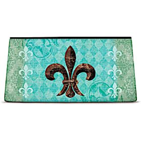 Fleur de Lis Cosmetic Makeup Bag