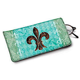 Fleur de Lis Eyeglass Case