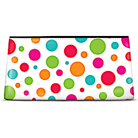 Polka Dots Cosmetic Makeup Bag