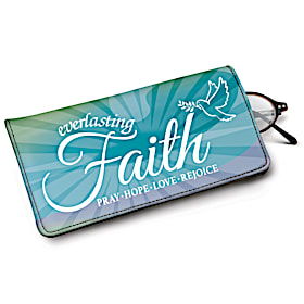 Faith Hope Christ Eyeglass Case