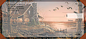 Terry Redlin's Cabin Retreat Personal Checks