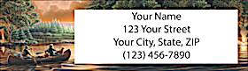 Terry Redlins Cabin Retreat Return Address Label