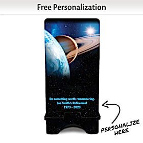 Wonders of Space Personalized Art Phone Stand