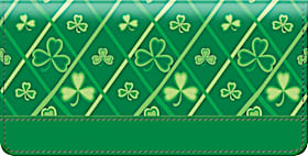 Shamrocks Checkbook Cover