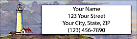 Americas Favorite Lighthouses Return Address Label