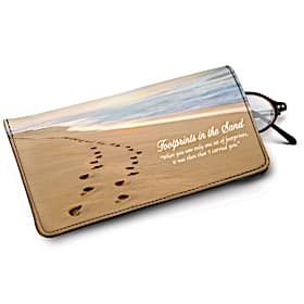 Footprints Eyeglass Case