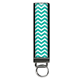 Chevron Chic Wristlet Keychain