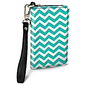 Chevron Chic Small Wristlet Purse