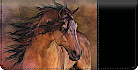 Equus Checkbook Cover