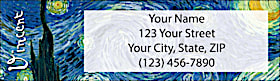 Van Gogh Return Address Label