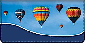 Hot Air Balloons Checkbook Cover