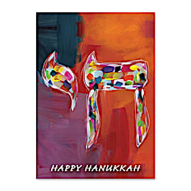 Chai Life Hanukkah Personalized Holiday Cards