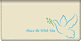 Peace be with You Checkbook Cover