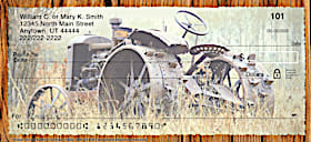 Vintage Tractors Personal Checks
