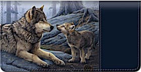 Heart of the Wolf Pack Checkbook Cover