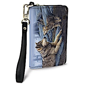 Heart of the Wolf Pack Small Wristlet Purse