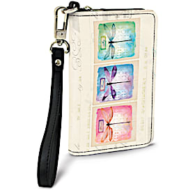 Dragonflies Small Wristlet Purse