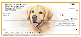 Best Breeds - Golden Retriever Personal Checks