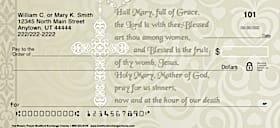 The Rosary Prayer Personal Checks