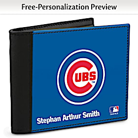 Chicago Cubs(TM) MLB(R) Logo Mens RFID Wallet