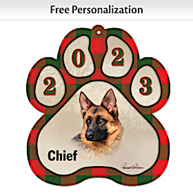 Best Breeds German Shepherd Paw Ornament