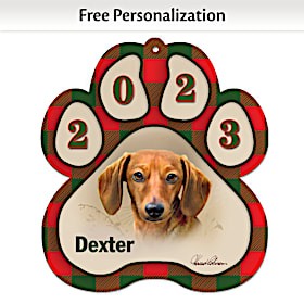 Best Breeds Dachshund Paw Ornament