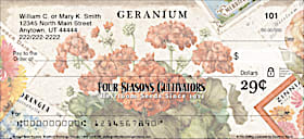 Vintage Seed Packets Personal Checks