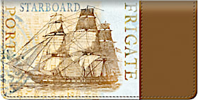 Tall Ships Checkbook Cover