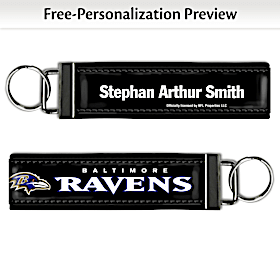 Baltimore Ravens NFL Wristlet Keychain
