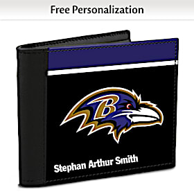 Baltimore Ravens NFL Logo Mens RFID Wallet