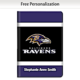 Baltimore Ravens NFL Premium Fabric Refillable Journal