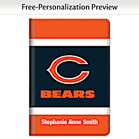 Chicago Bears NFL Premium Fabric Refillable Journal