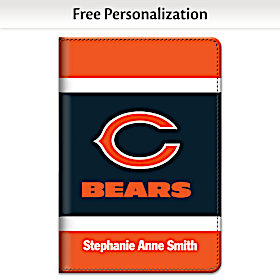 Chicago Bears NFL Premium Fabric Refillable Journal