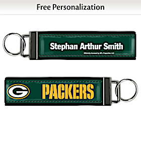 Green Bay Packers NFL Wristlet Keychain