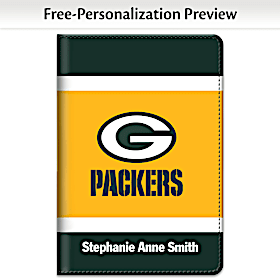 Green Bay Packers NFL Premium Fabric Refillable Journal