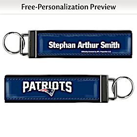 New England Patriots NFL Wristlet Keychain