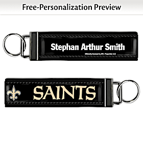New Orleans Saints NFL Wristlet Keychain