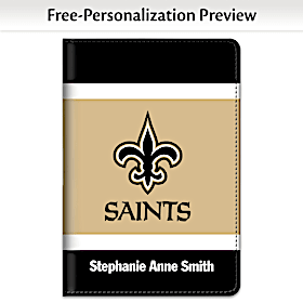 New Orleans Saints NFL Premium Fabric Refillable Journal