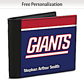 New York Giants NFL Logo Mens RFID Wallet