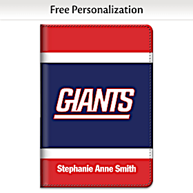 New York Giants NFL Premium Fabric Refillable Journal