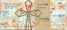 Crosses of Faith Personal Checks